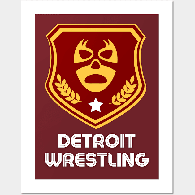 Detroit Wrestling "Pirate FC" Wall Art by DDT Shirts